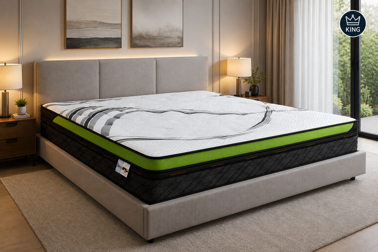 Colchón King Memory Foam Premium con Pillow Top HS (lz0032)