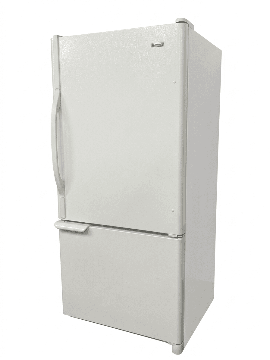 30" Refrigerador con congelador inferior Blanco - Refrigeradora Reacondicionado