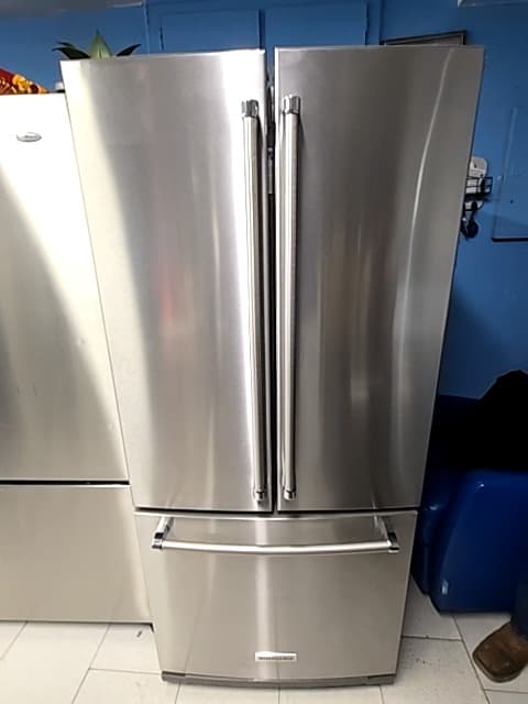 KitchenAid 30" Refrigerador con congelador inferior Plateado - Refrigeradora Reacondicionado 3