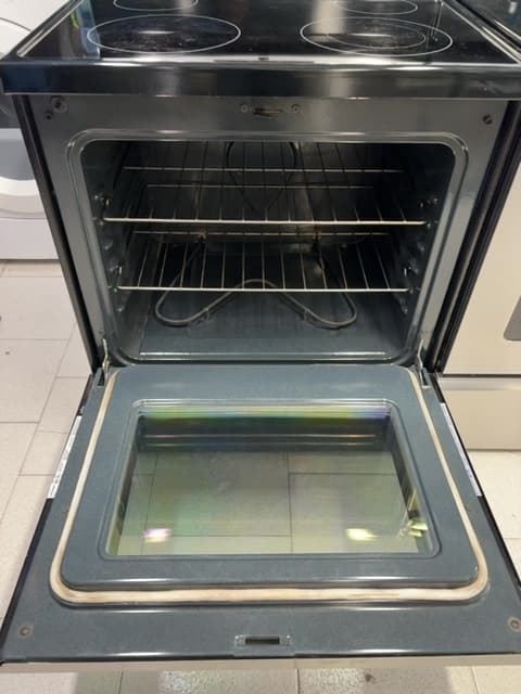 Kenmore 30" Estufa eléctrica de vidrio Plateado - Estufa Reacondicionado 4