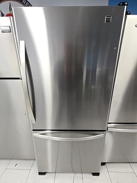 Kenmore 30" Bottom Freezer Refrigerator Silver - Refrigerator Refurbished 1