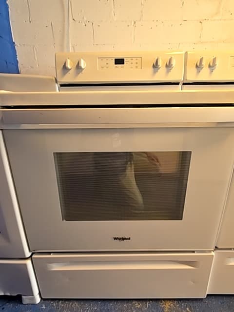 Whirlpool 30" Estufa eléctrica de vidrio Blanco - Estufa Reacondicionado 4