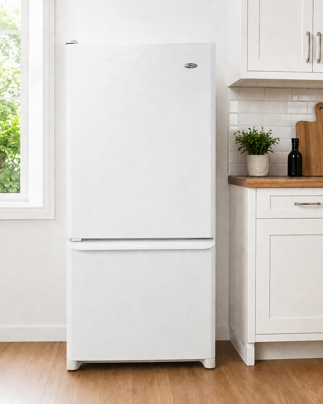 Refrigerador Amana 30" - Congelador inferior Blanco