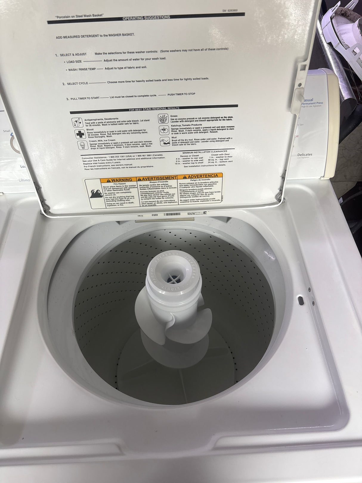 Lavadora whirlpool AB004
