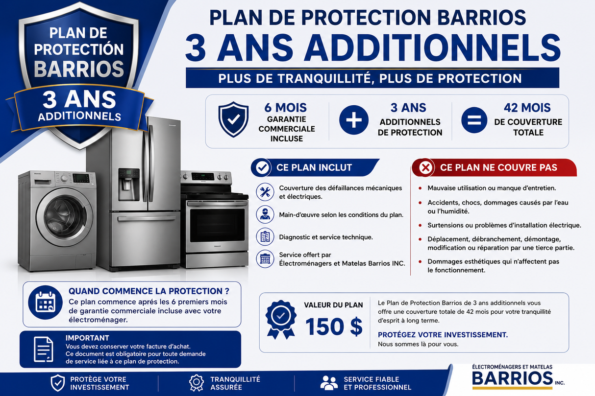 Plan de Protección Barrios – 3 años adicionales