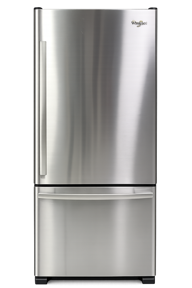 Refrigerador Whirlpool Acero Inoxidable Congelador Inferior - Reacondicionado