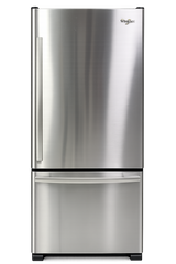 Refrigerador Whirlpool Acero Inoxidable Congelador Inferior - Reacondicionado