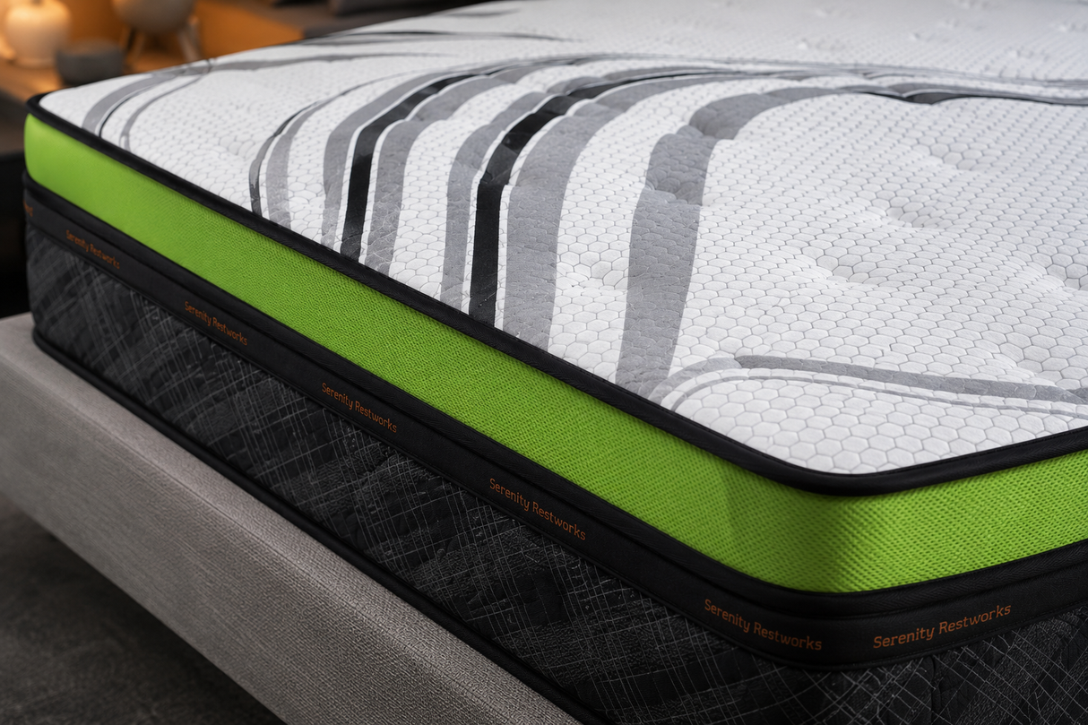 Colchón King Memory Foam Premium con Pillow Top HS (lz0032)