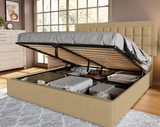 Cama king con storage (lz0047)