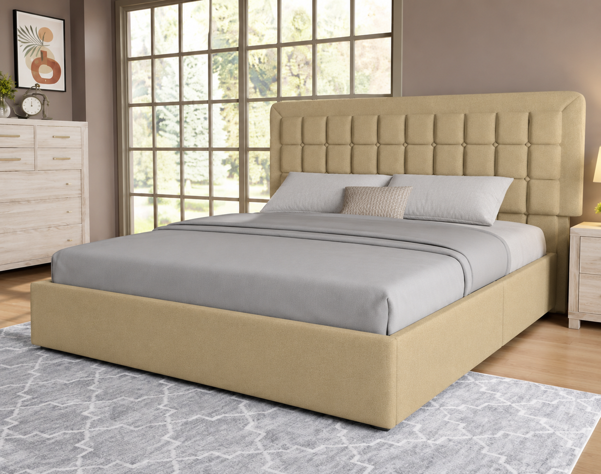 Cama king con storage (lz0047)