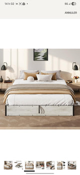 Cama Queen con storage (lz0037)