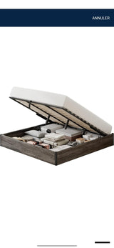 Cama double con storage (lz0038)
