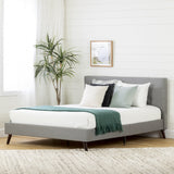 Cama Queen gris (lz0046)