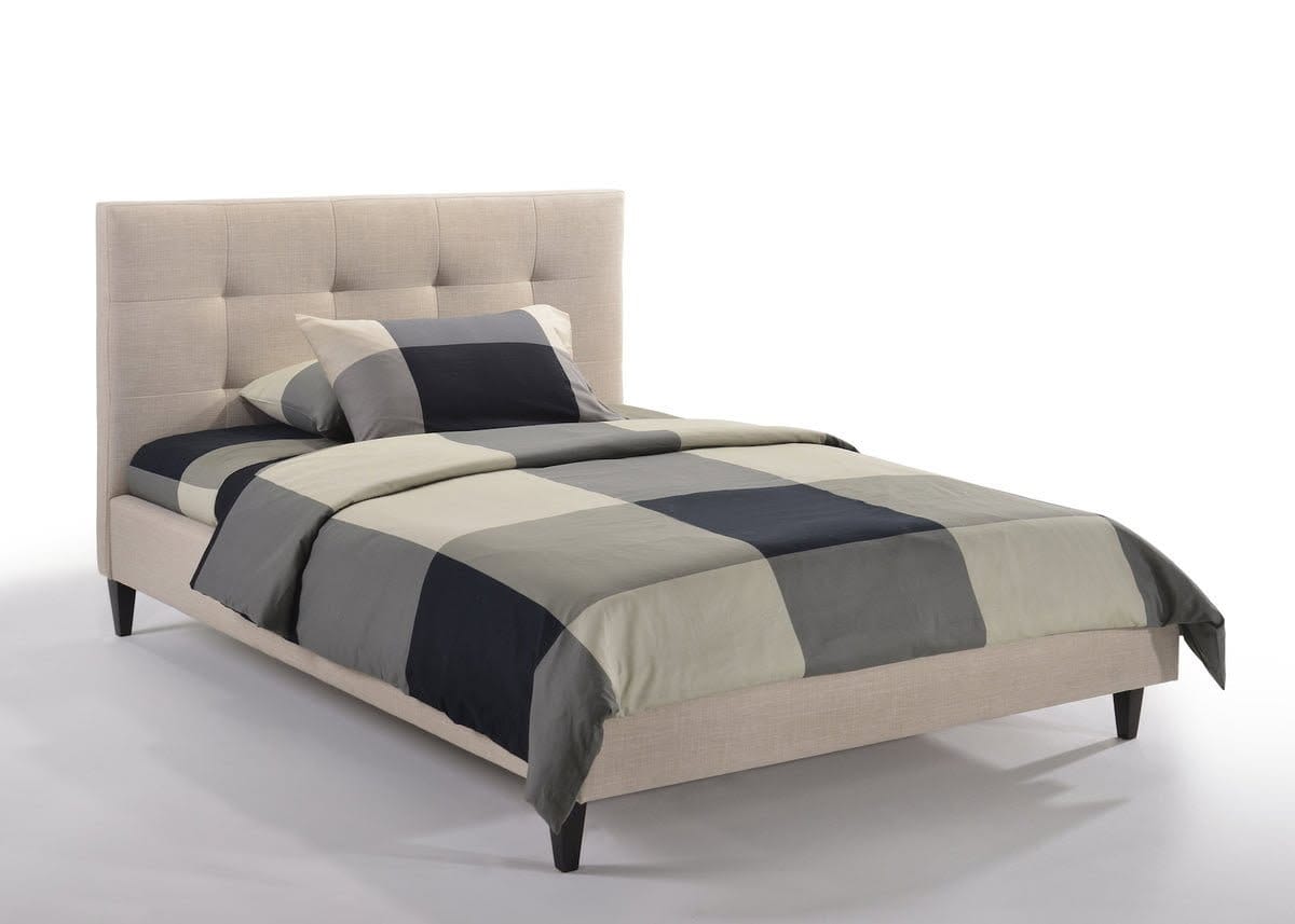 Cama king crema (lz0053)