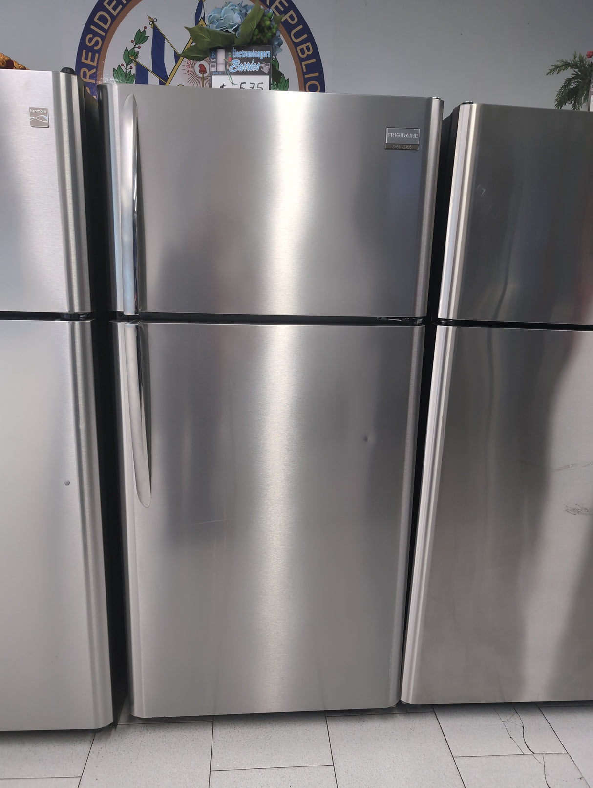 Refrigerator frigidare congelador arriba (LZ001)