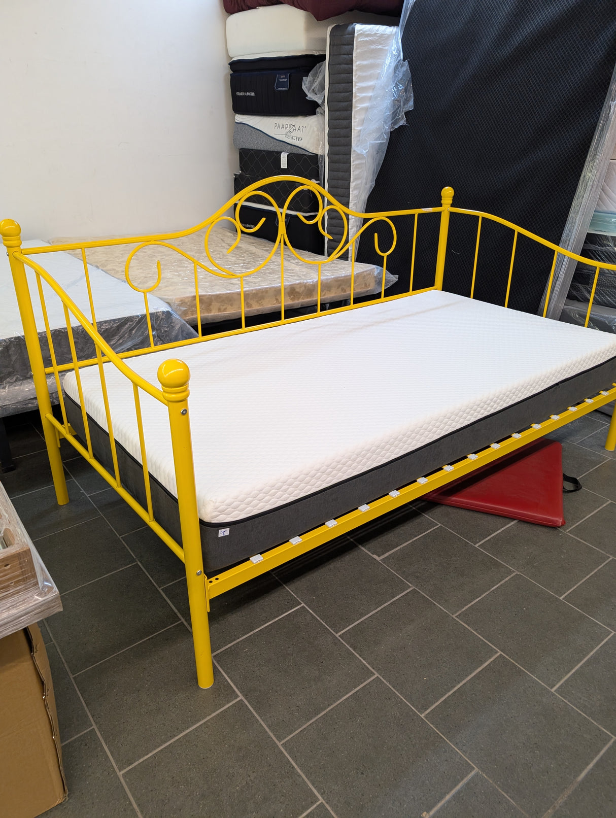 Cama simple Amarillo (lz0049)